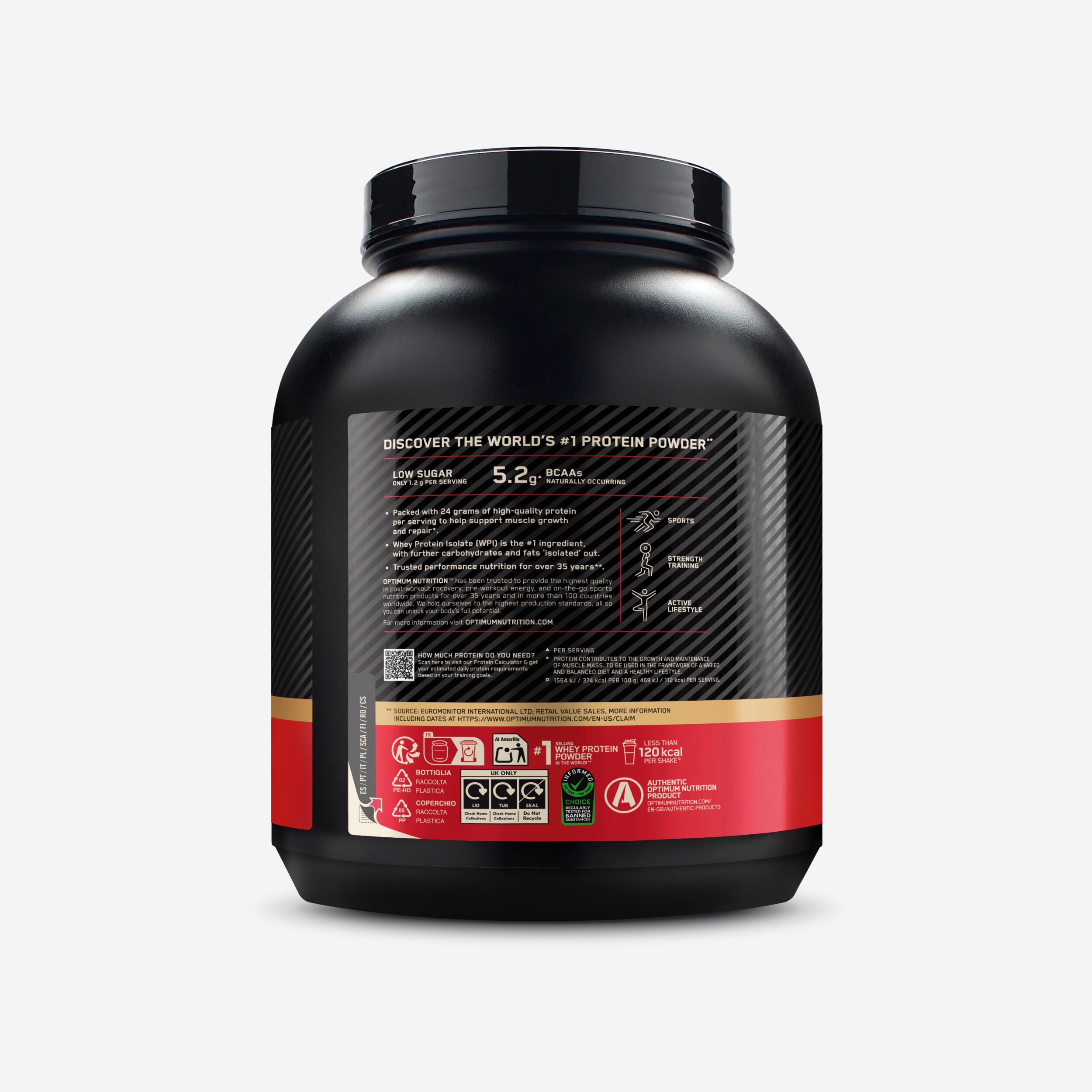 OPTIMUM NUTRITION
100% whey Gold stander 2.02 – Image 2