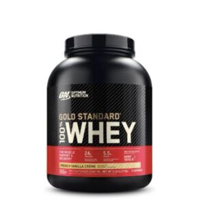 OPTIMUM NUTRITION 
100% whey Gold stander 2.27kg