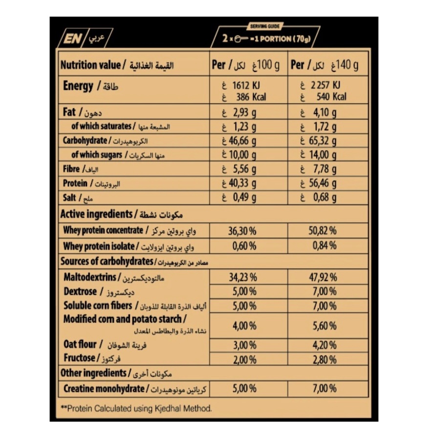 TREC NUTRITION
Ultra Gainer 1.5kg – Image 2