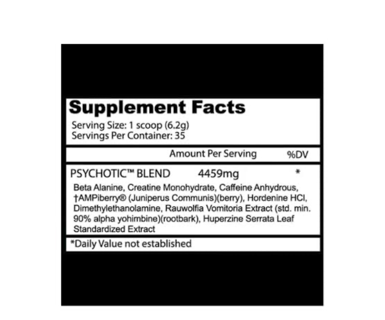 INSANE LABZ
Psychotic PRE-Workout – Image 2
