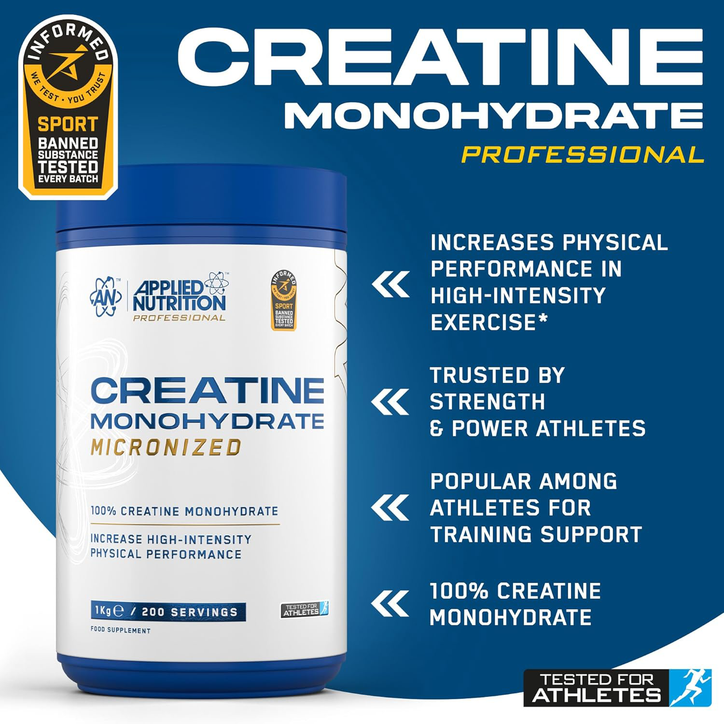 APPLIED CREATINE MONOHYDRATE 1kg – Image 2