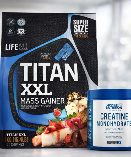 TITAN MASS 3kg + CREATINE APPLIED 250g